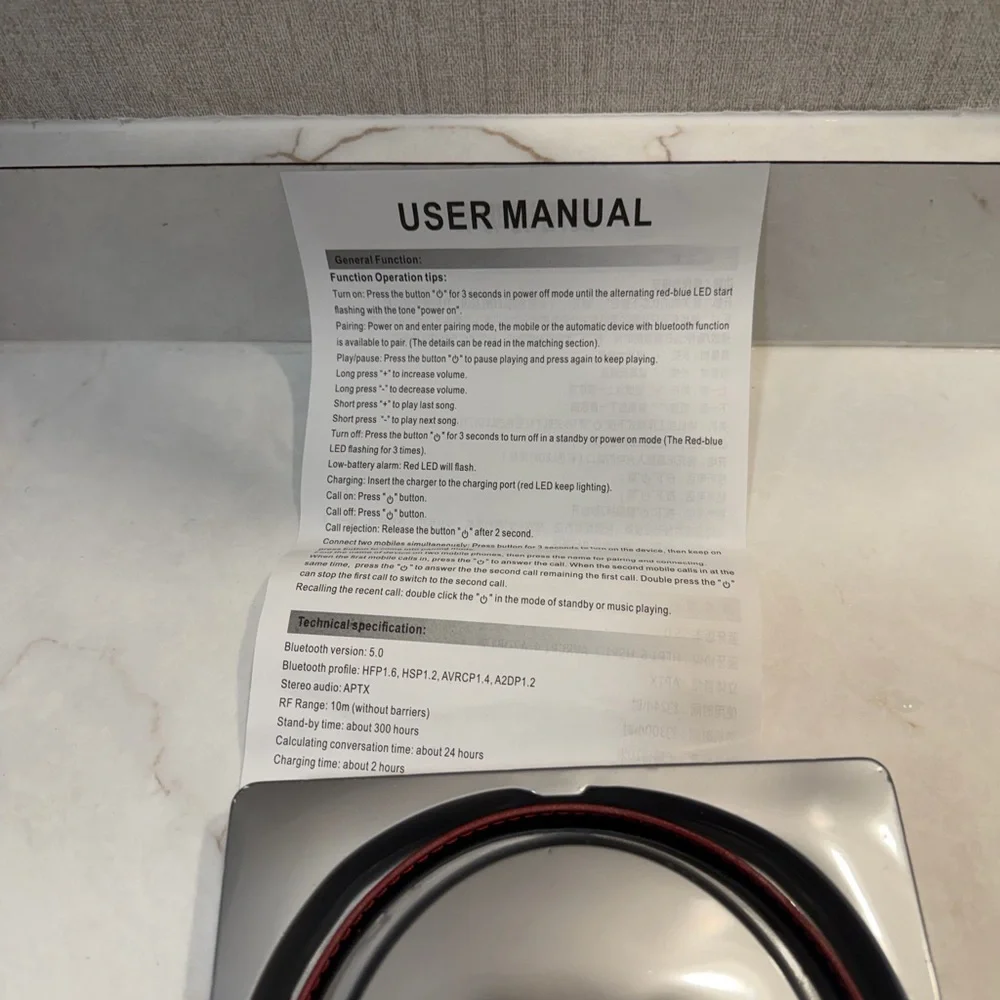 G8 Neckband Sport Earphones -‎ Red and Black